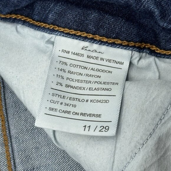 Kancan Karlee High Rise Ankle Skinny Size 11 / 29 Button Fly Stretch Denim Jeans - Picture 8 of 13